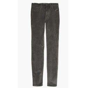 Madewell Tall 10" High-Rise Skinny Jeans Corduroy